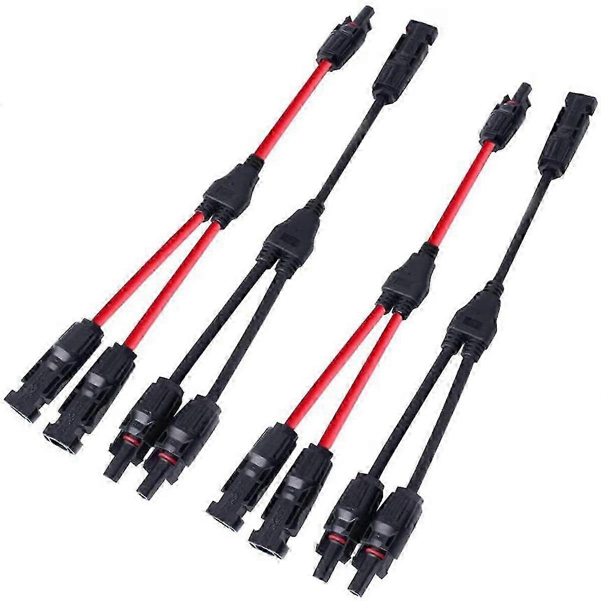 Power Solar Connector Y-Branch Cable, Solar Cable Parallel Adapter for Solar Panels