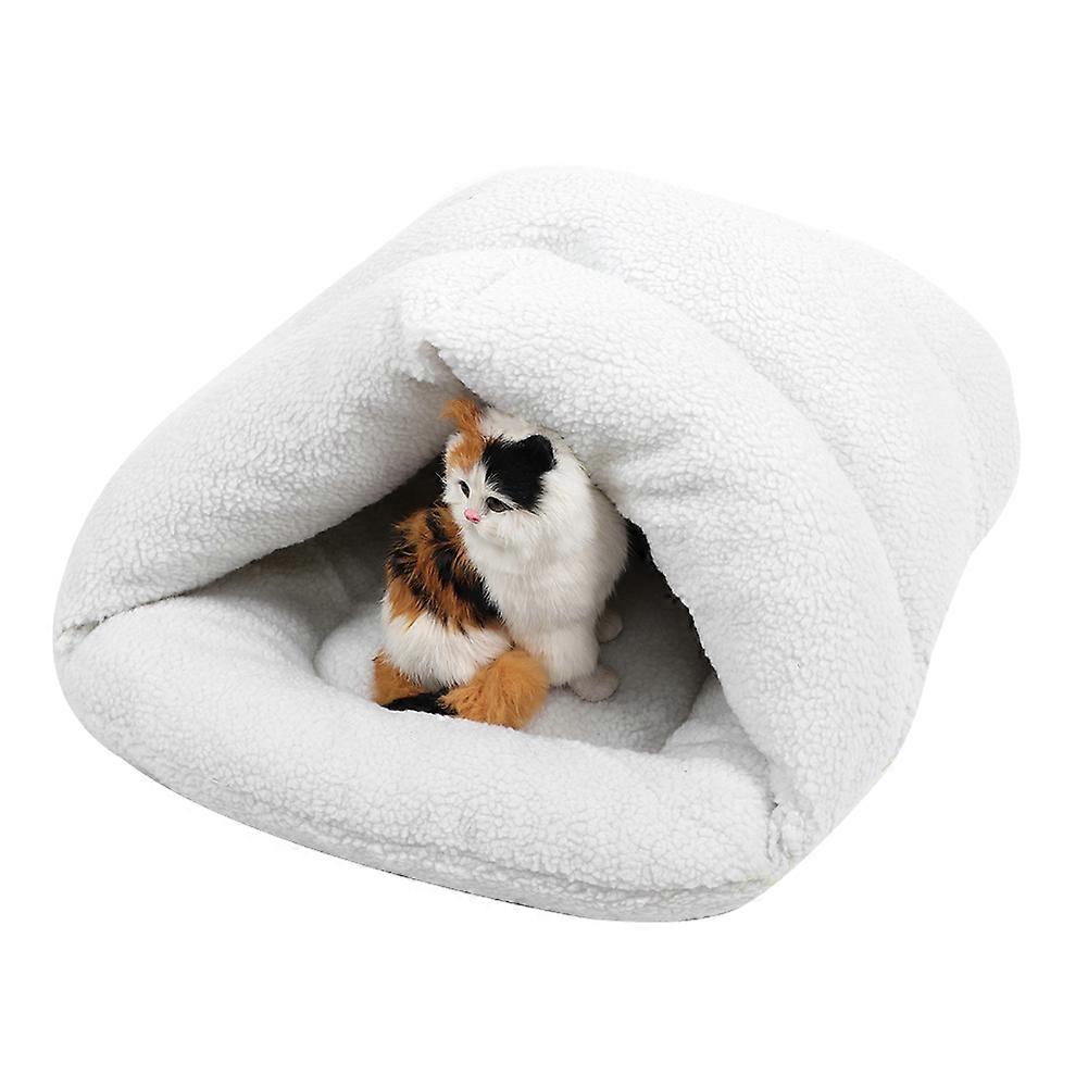 Slipper Shaped Soft Warm Plush Pet Small Dog Cat Bed Mat Comfortable Washable Cushion