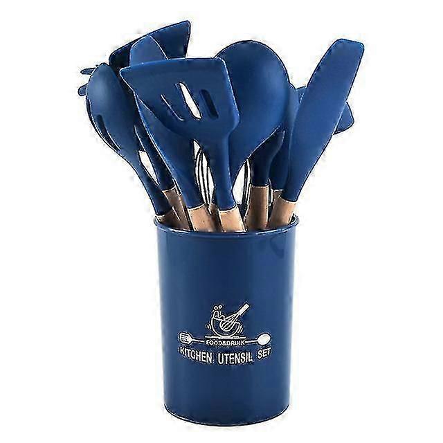 11 جهاز كمبيوتر شخصى الملونة المطبخ سيليكون مقاومة للحرارة تجهيزات المطابخ ملعقة مجرفة مجموعة