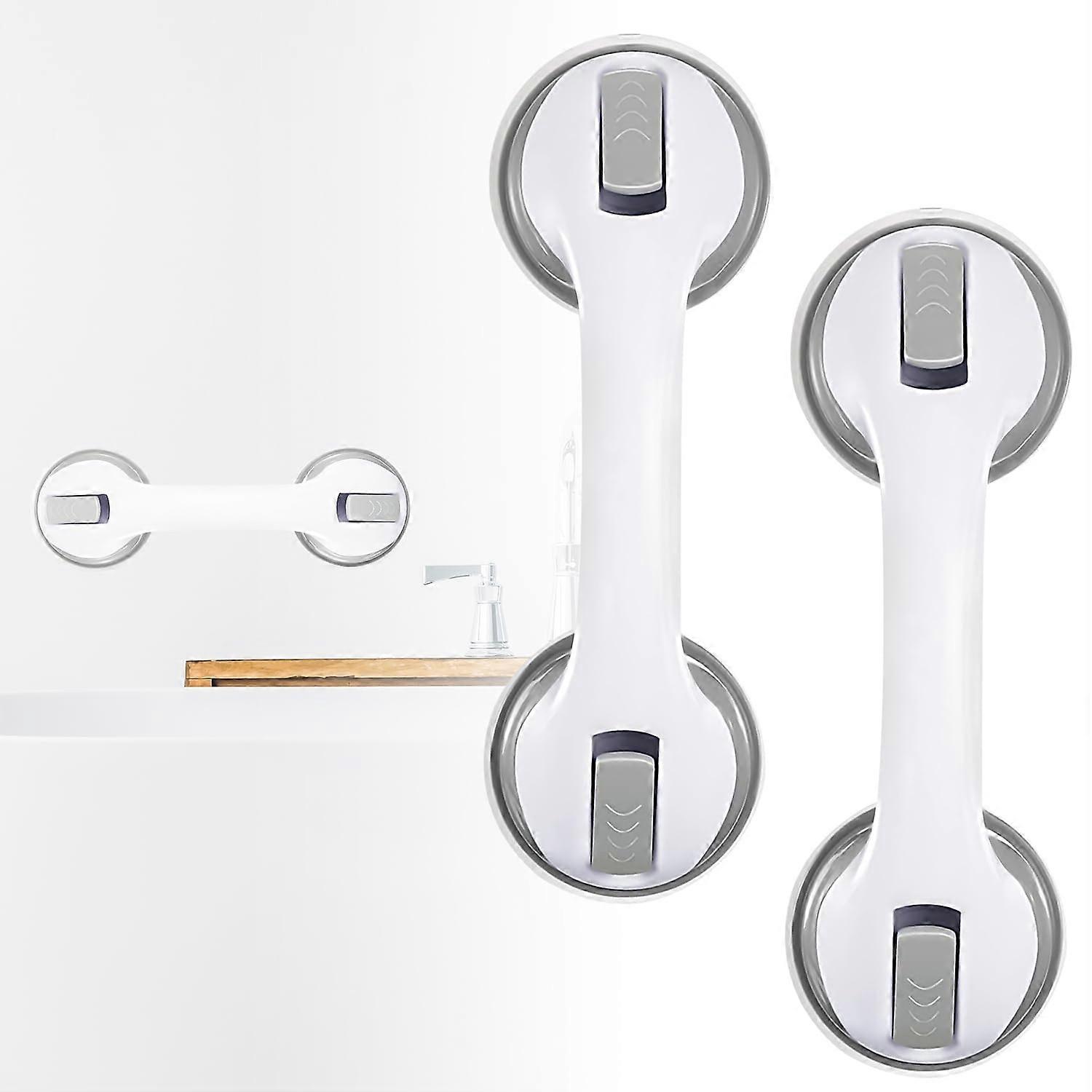 Grab Bars for Shower Set of 2, Bathroom Safety Support for Elderly and Disabled, Compatible with Tiles and Glass