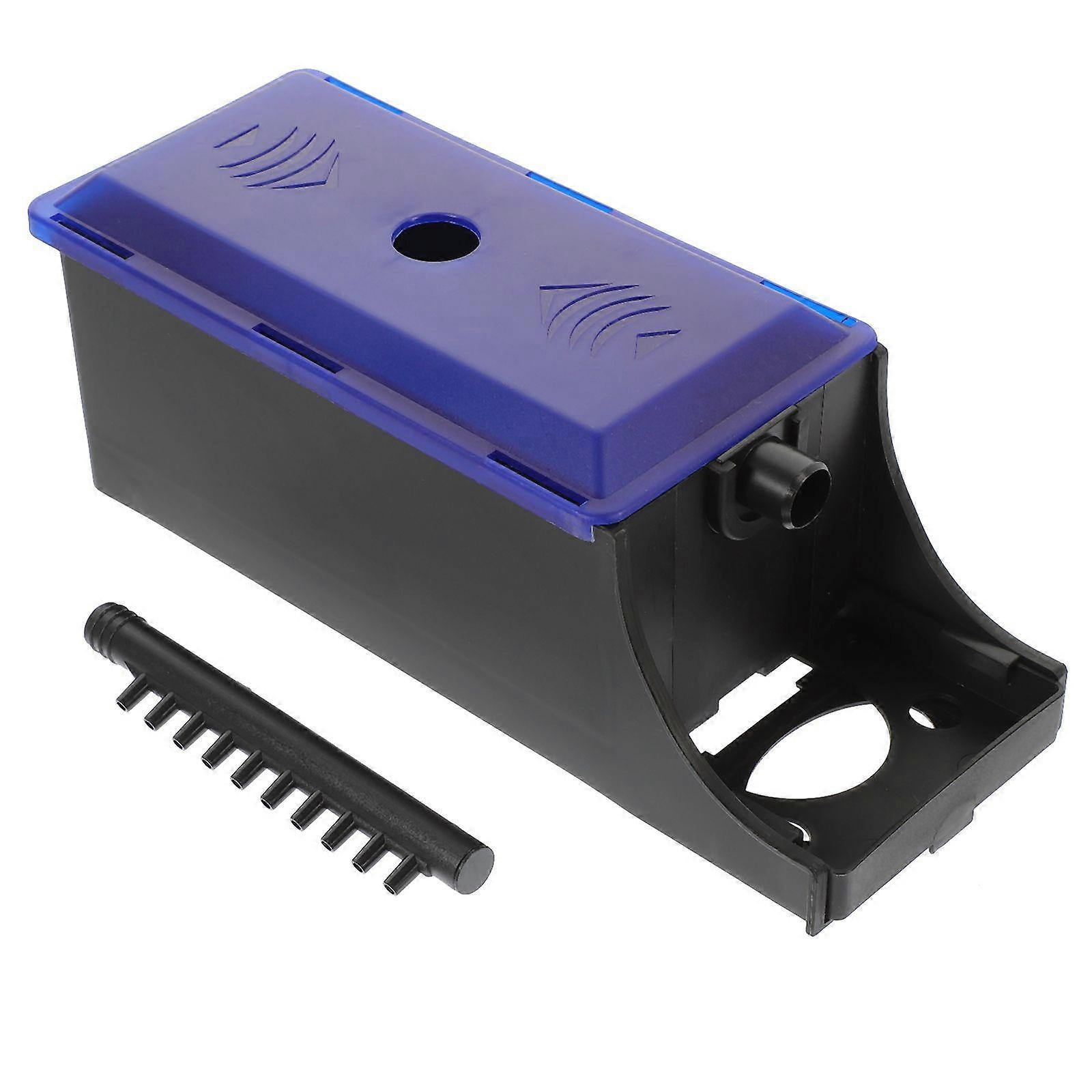 Refillable Fish Tank Filter Filtration Storage Case Aquarium Accessory