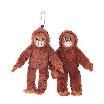 Cartoon Gorilla Pluche Speelgoed Zachte Gevulde Aap Hanger Pop Sleutelhanger Tas Auto Cadeau voor Kinderen Decor
