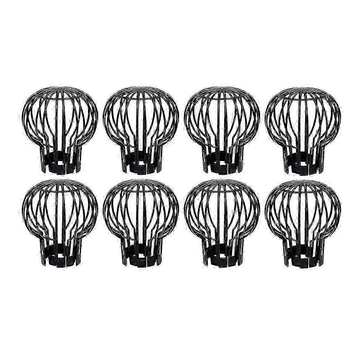 8Pcs Plastic Gutter Guards, Downpipe Leaf Guard, Downspout Filter, Drain Pipe Debris Dirt Protector