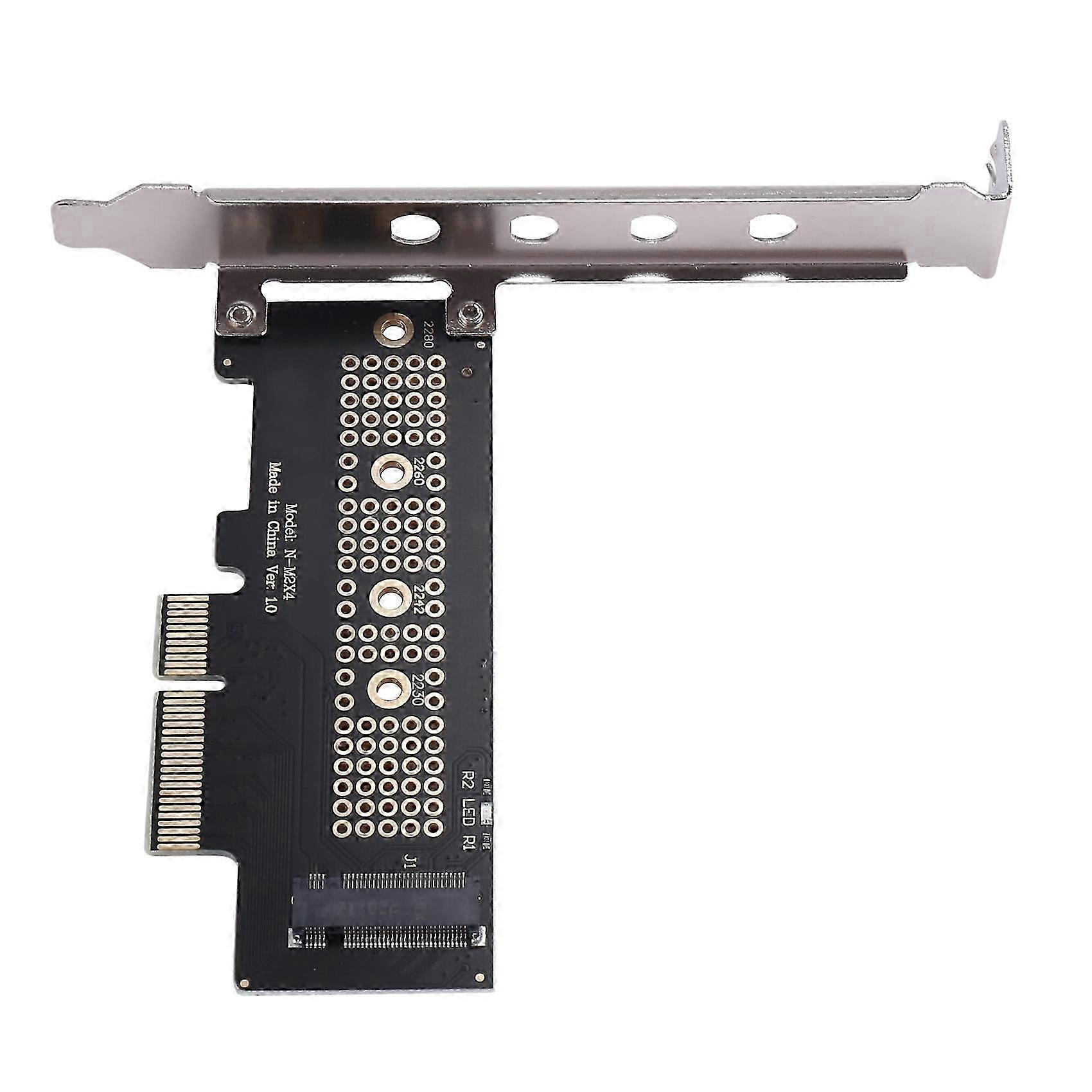 M.2 NVME SSD NGFF to PCIE 3.0 X4 Adapter PCIE M2 Riser Card Adapter Support 2230 2242 2260 2280 Siz