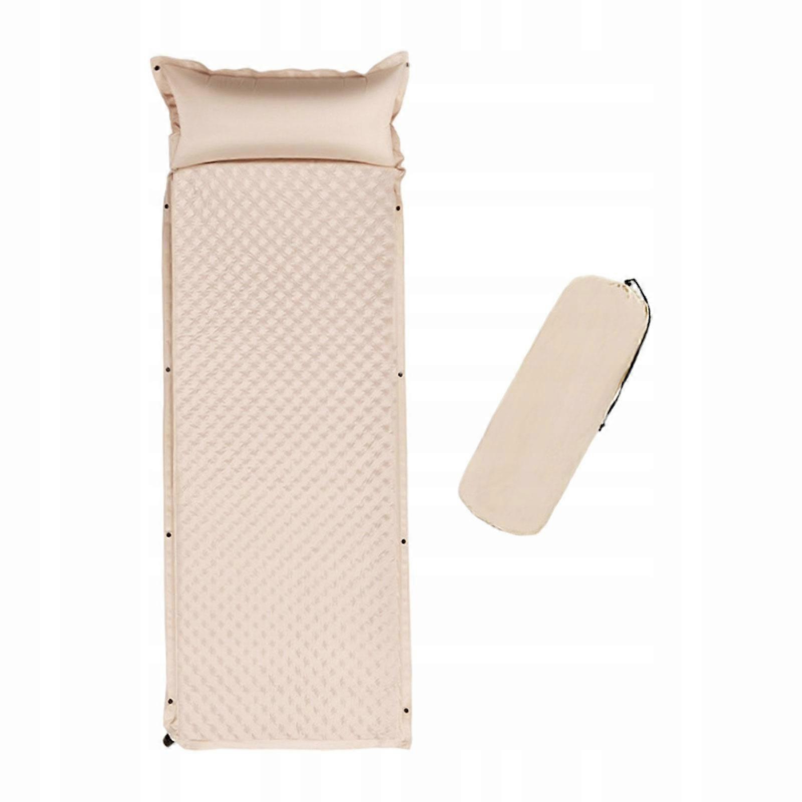 Automatic Inflatable Camping Mattress With Pillow For 1 Person