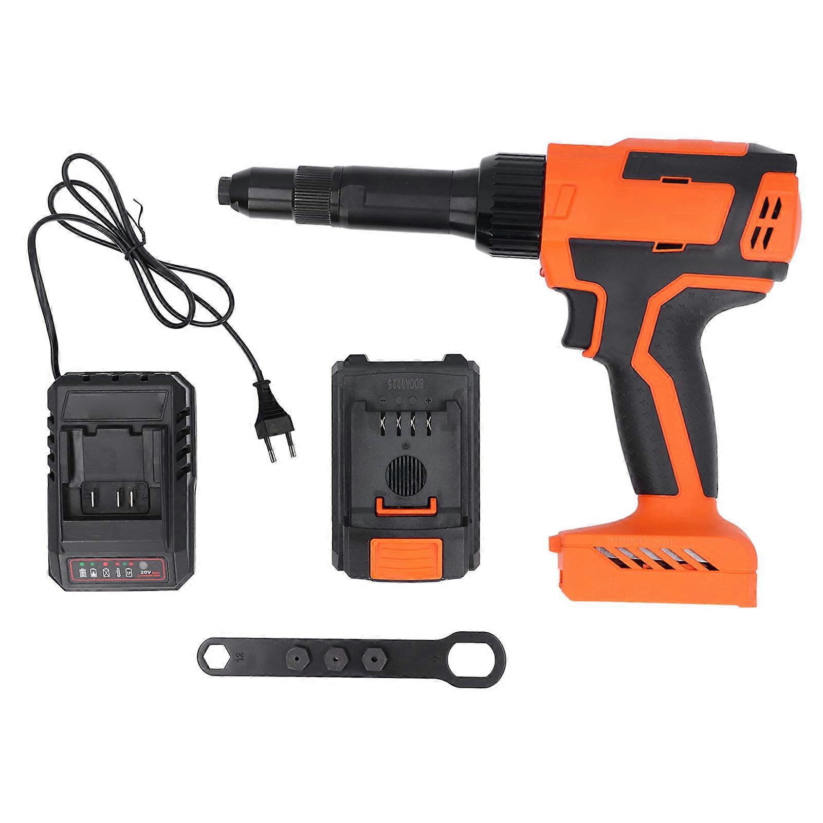 Cordless Gun Full Automatic Labor Saving Battery Powered Electric Rivet Tool for Installation Maintenance Assembly