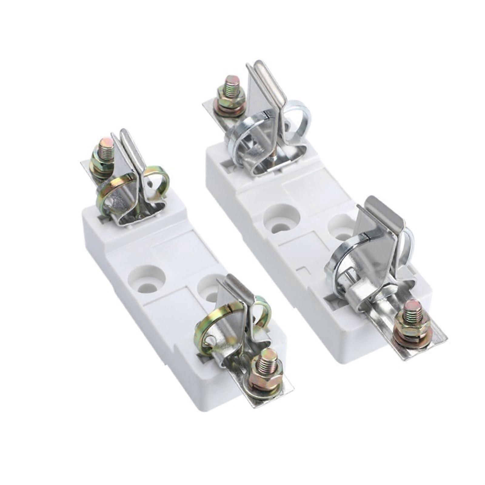 2PCS NT00 Flame-Retardant Fuse Base Low Voltage Segmented Capacity Fuse Insulation Fuse Base