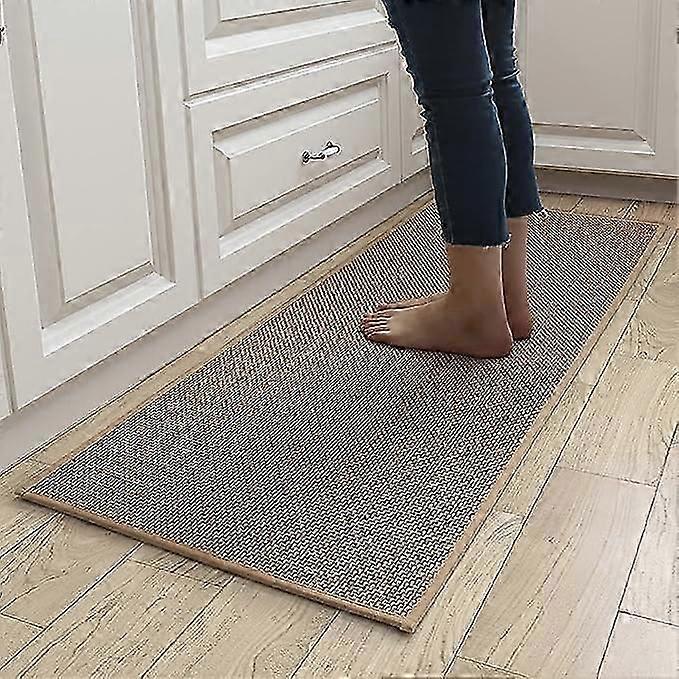 Tappeto Da Cucina, Tappeto Da Cucina Davanti Al Lavandino, Lavabile, Antiscivolo, In Gomma E Lavabile, Iuta, Tappeto Da Cucina, Cucina, Lino, Antiscivolo, Cucina R