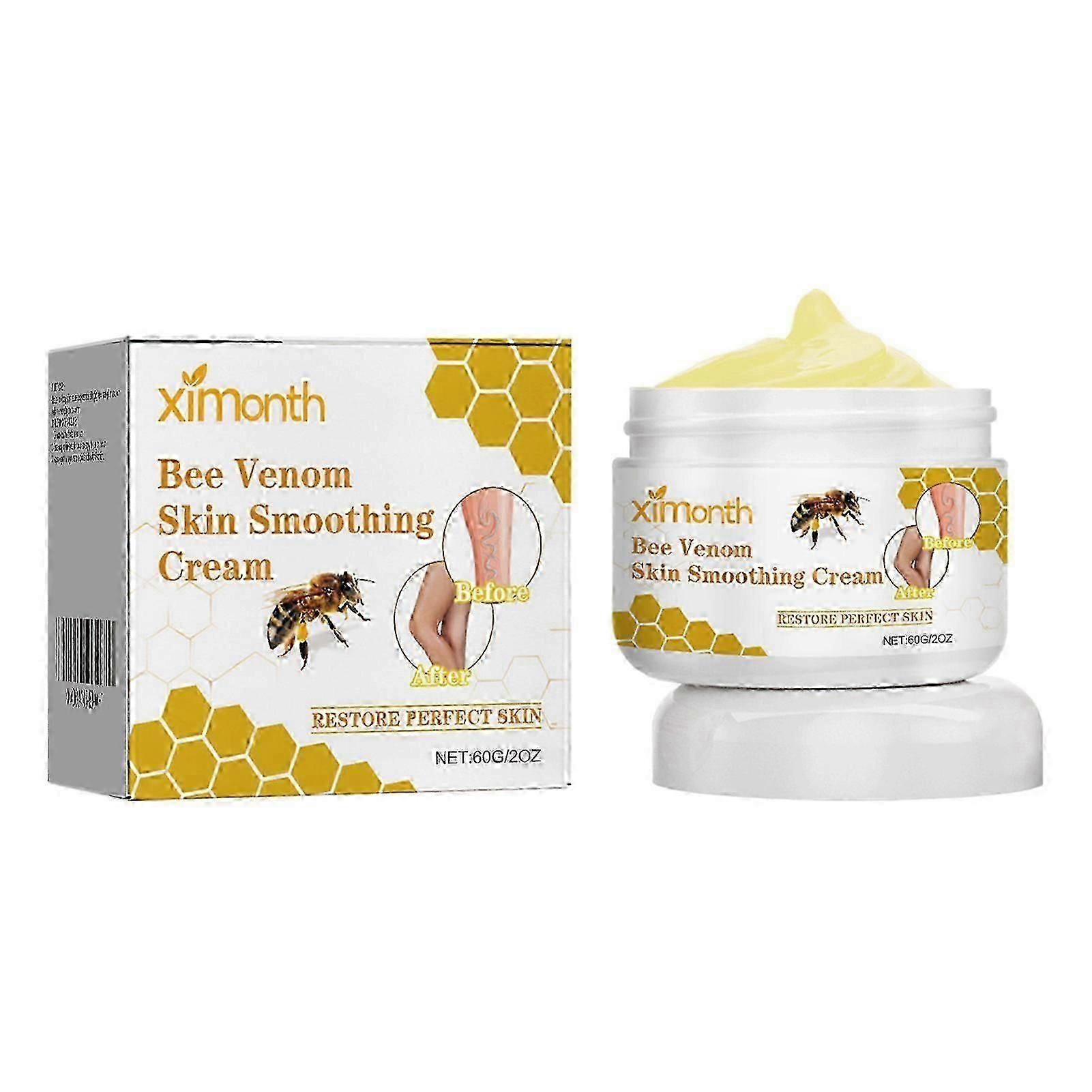 60 גרם קרם מרגיע נגד דליות Bee-Venom, קרם ויטמין K מתקדם מפחית נפיחות דליות וורידי עכביש BZSM