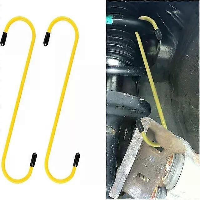 Car Brake Caliper Hooks Auto Brake Caliper Hangers Hooks with Rubber Tips Universal Tools for Brake Bearing Axle Suspension Work