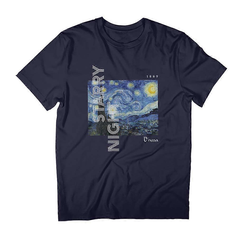 Starry Night Van Gogh Men's T-Shirt