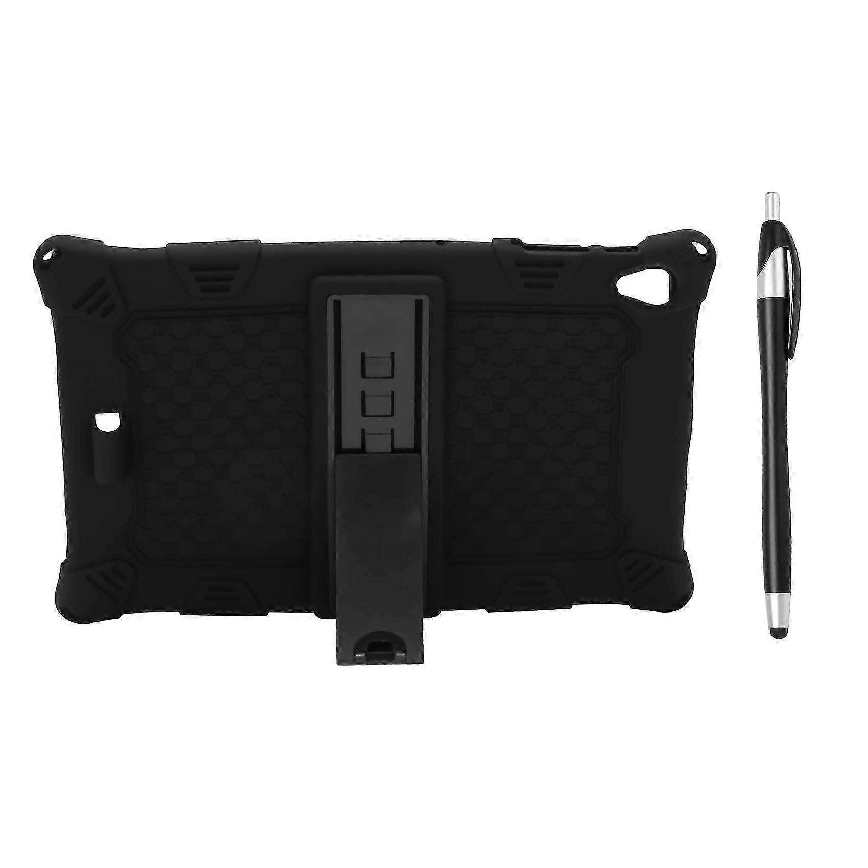 Capa de proteção para IPlay40 Tablet 10,4 polegadas de silicone Case ajustável Tablet Stand com caneta (preto)
