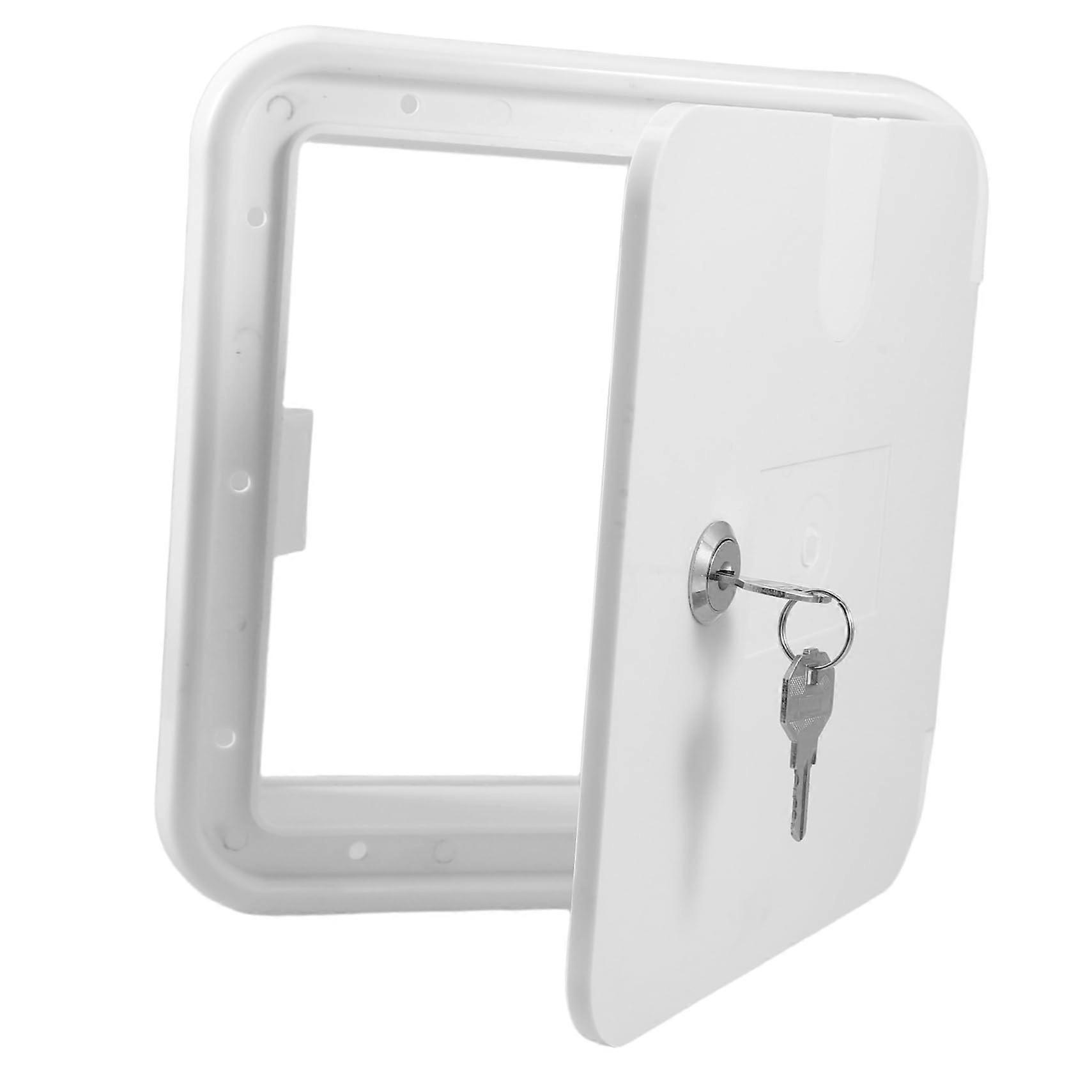 Campervan Power Cable Hatch Door Rv Electrical Access Door Stainless Steel Screws Rv Part and Accessories Rv Door Retainer