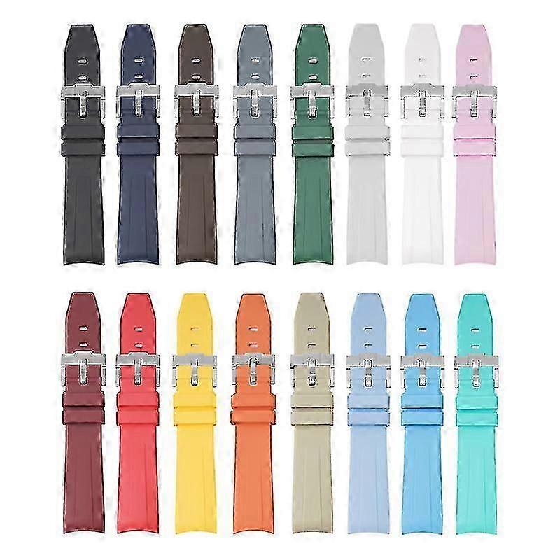 20MM Curved Interface Watch Strap Band For Omega & Swatch Co-branded Straps