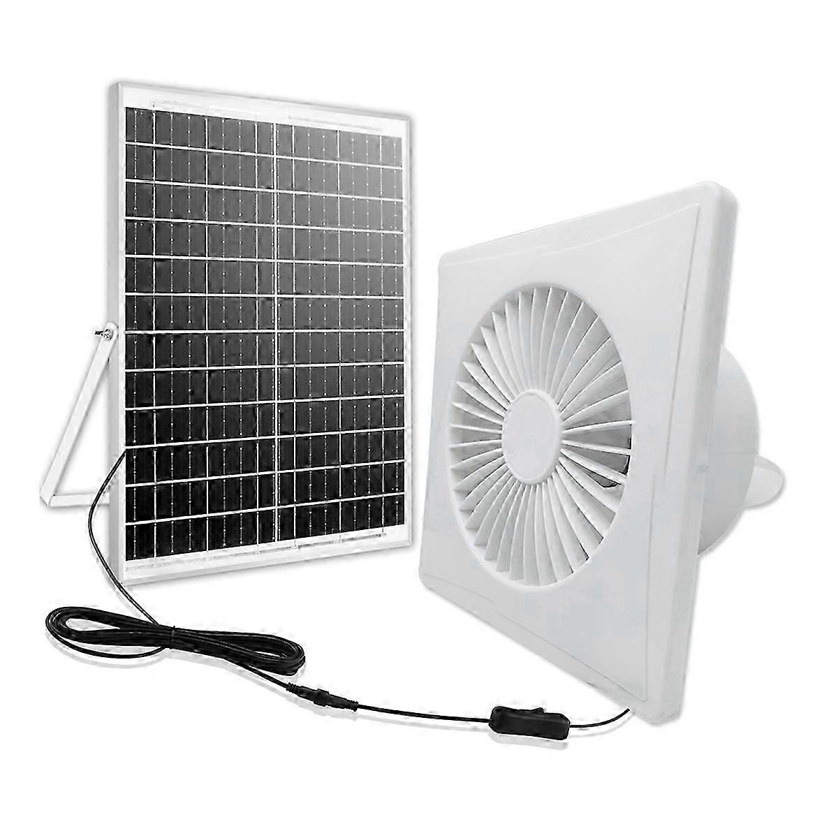 Ventilation 4Inch High-Speed Solar Silent Fan B