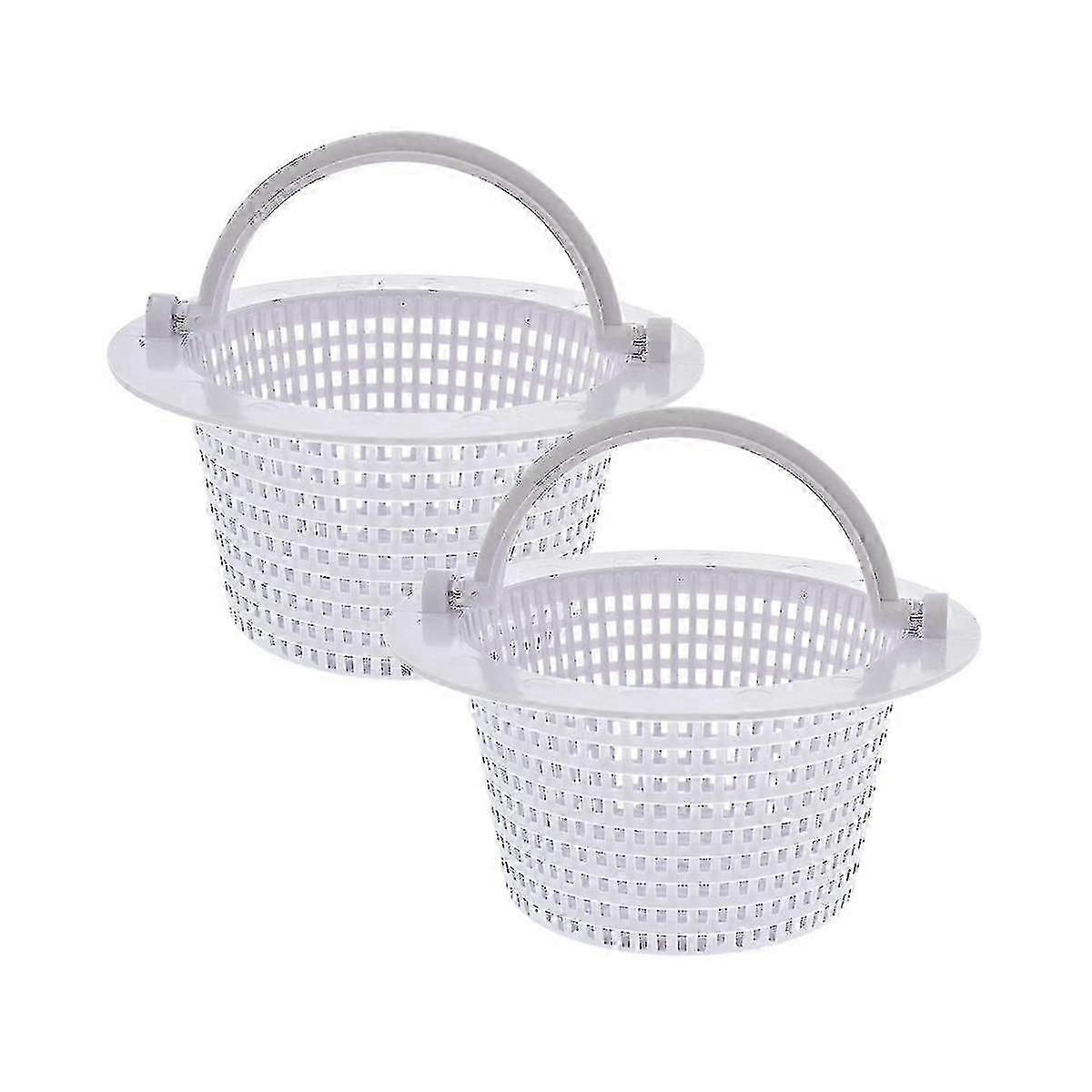 Schwimmbadabschäumer Ersatzkorb mit Griff, 2er-Pack - Oberirdischer Pool-Durchstecker