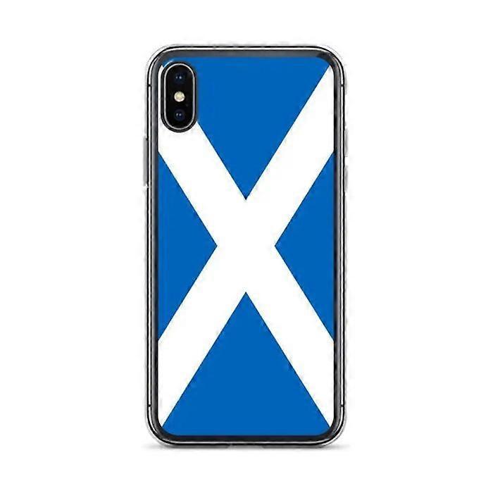 iPhone Case - Multicolor - Scotland Flag - Soft - TPU - Compatible with iPhone X