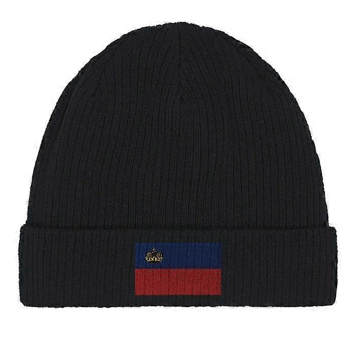 Cap - Liechtenstein Flag - Black - 100% cotton - One size - Sleek design