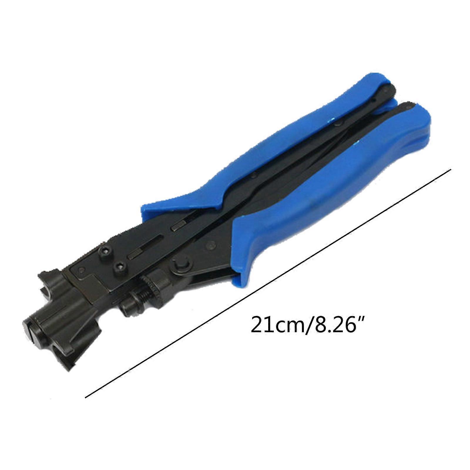 Quality Assured Coax Compression Crimp Tool Gift for DIY Work Friends and Family Multi-function Anti-Corrosion