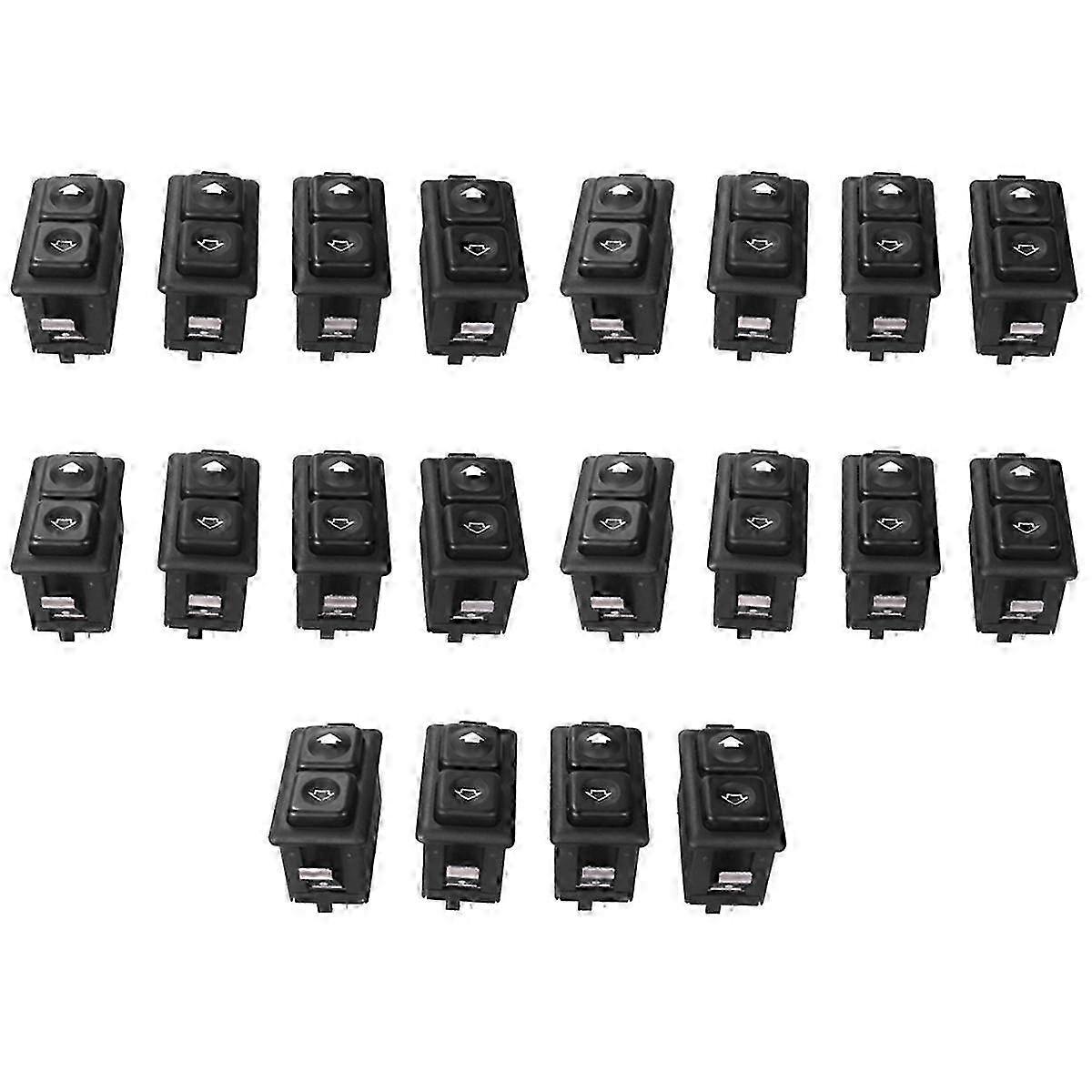 20x Illuminated Power Window & Sunroof Switch for BMW E30/E24/E28 Post-1986 61311381205