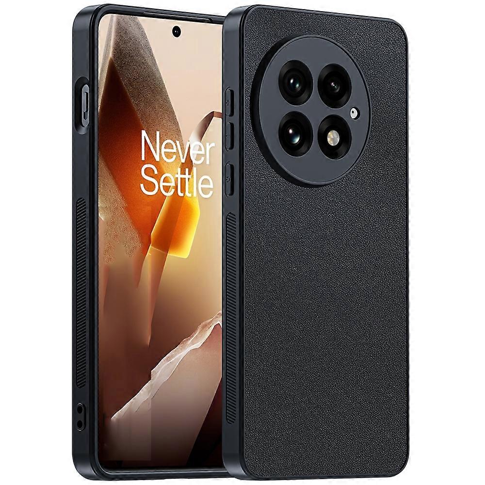 Ultra-thin Plain Skin Leather Phone Case