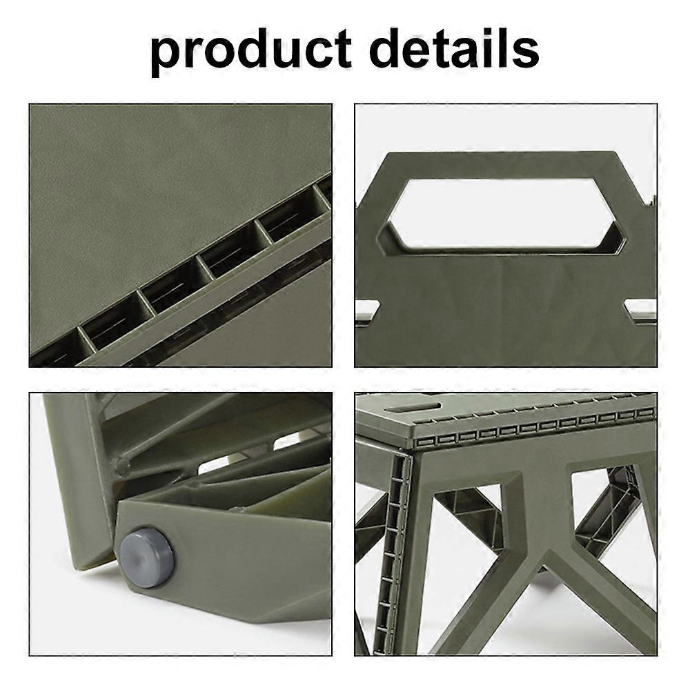 Outdoor Thickened Camping Folding Stool Portable Fishing Hand Stool Garden Picnic Rest Stool