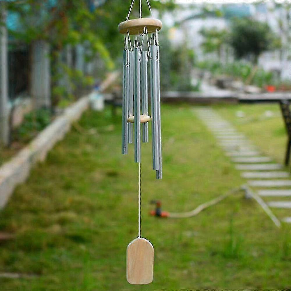 Large 6 Tubes Windchime Chapel Bells for Garden Hanging
