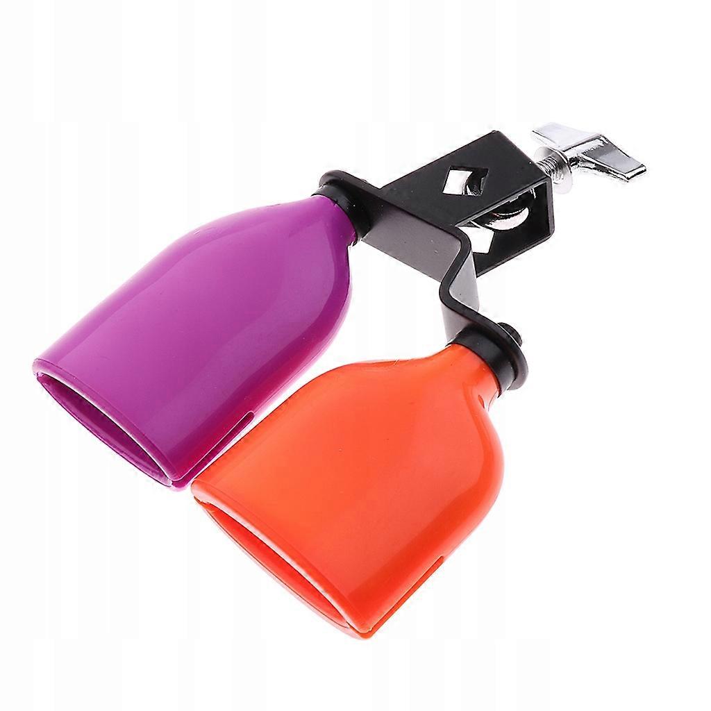 Durable Cowbell Drum Percussion Musical Accessory Multicolor