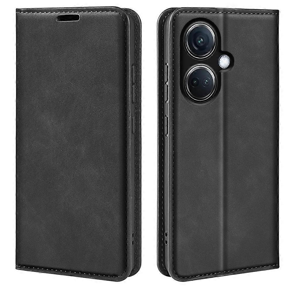Retro-skin Magnetic Suction Leather Phone Case
