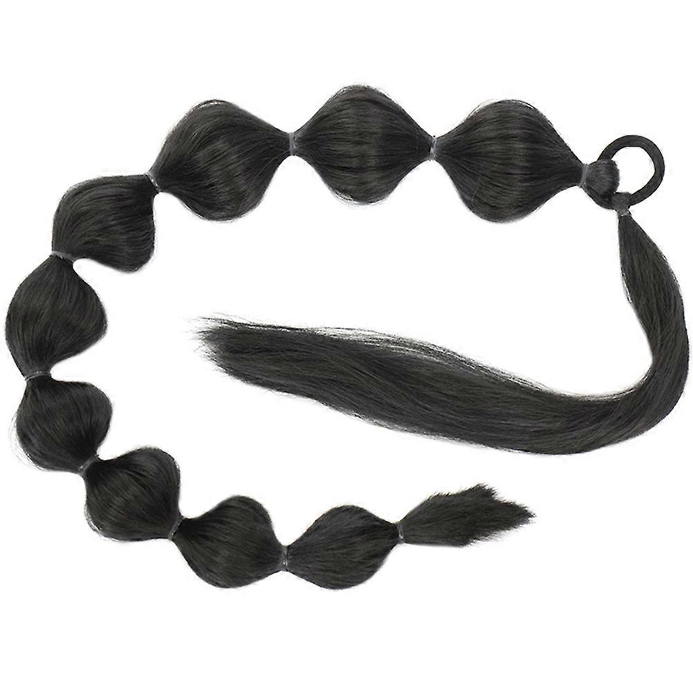 Bubble Ponytail Extension Wrap dla naturalnej objętości – syntetyczna treska z wiązaniem do stylowego, codziennego noszenia