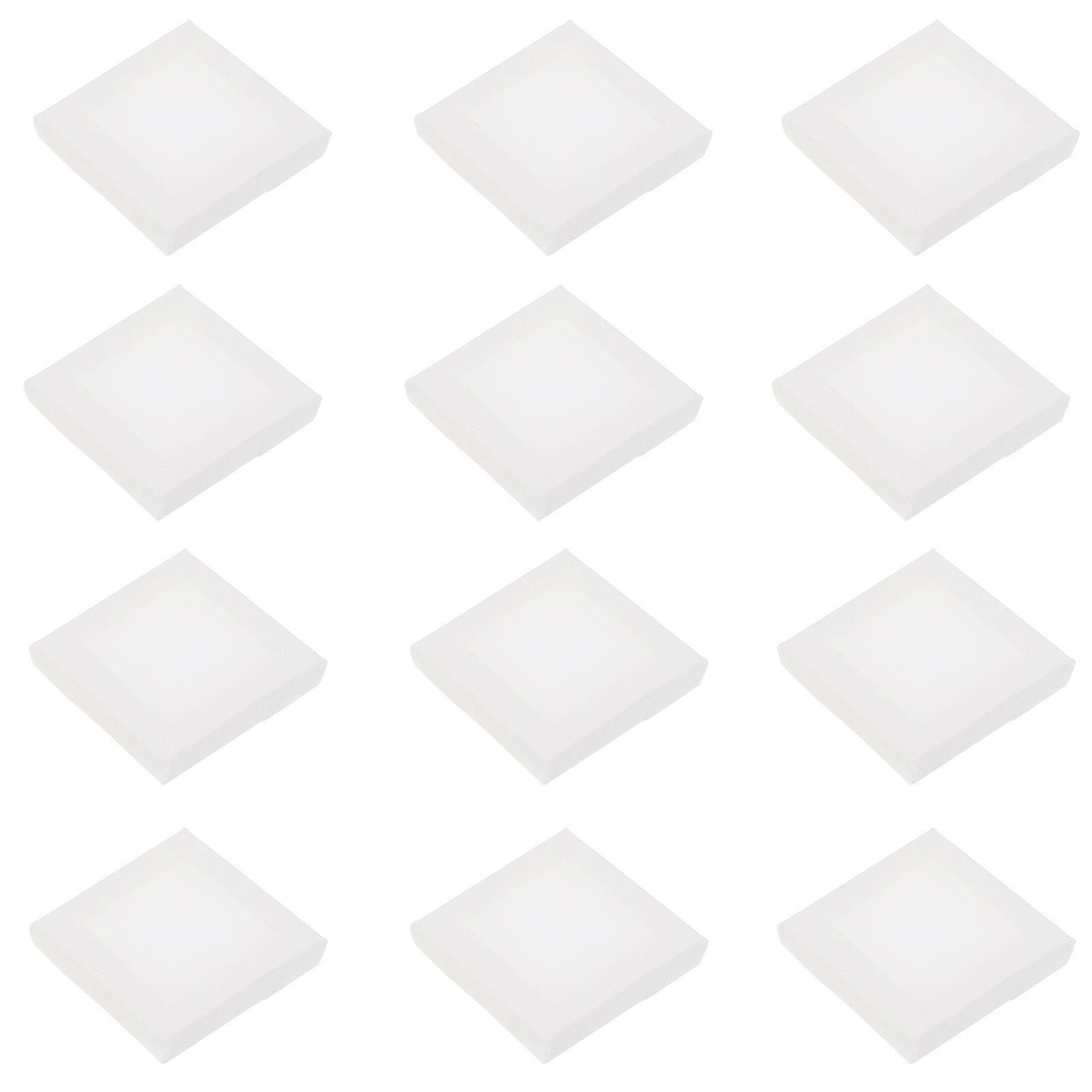 12Pcs Painting Canvas Panels Watercolor Board Stretched Frames