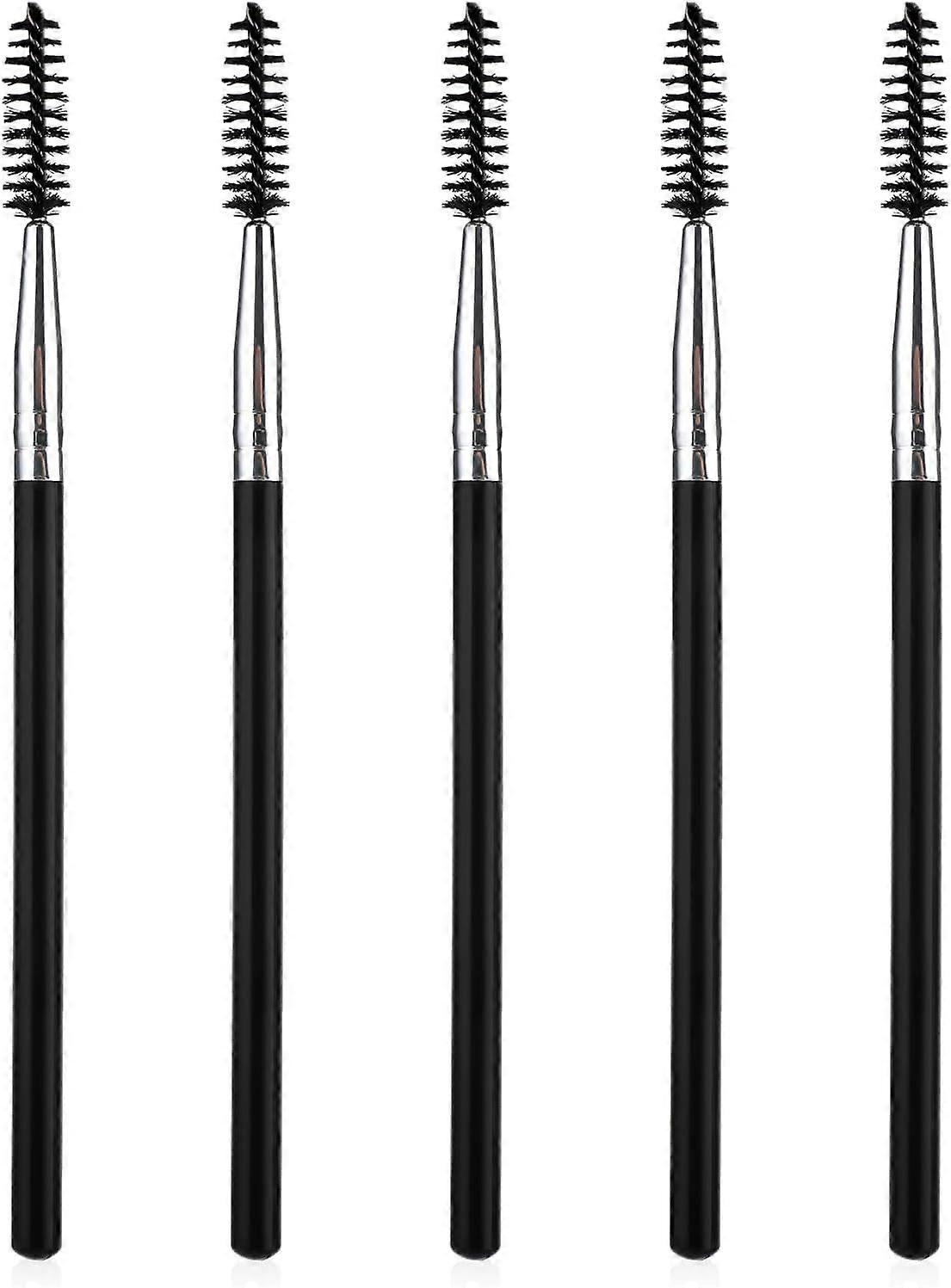 5 Pcs Eyelash Brush, Portable Eyebrow Brush Reusable Mascara Brush Wands Applicators Makeup for Lash Extensions