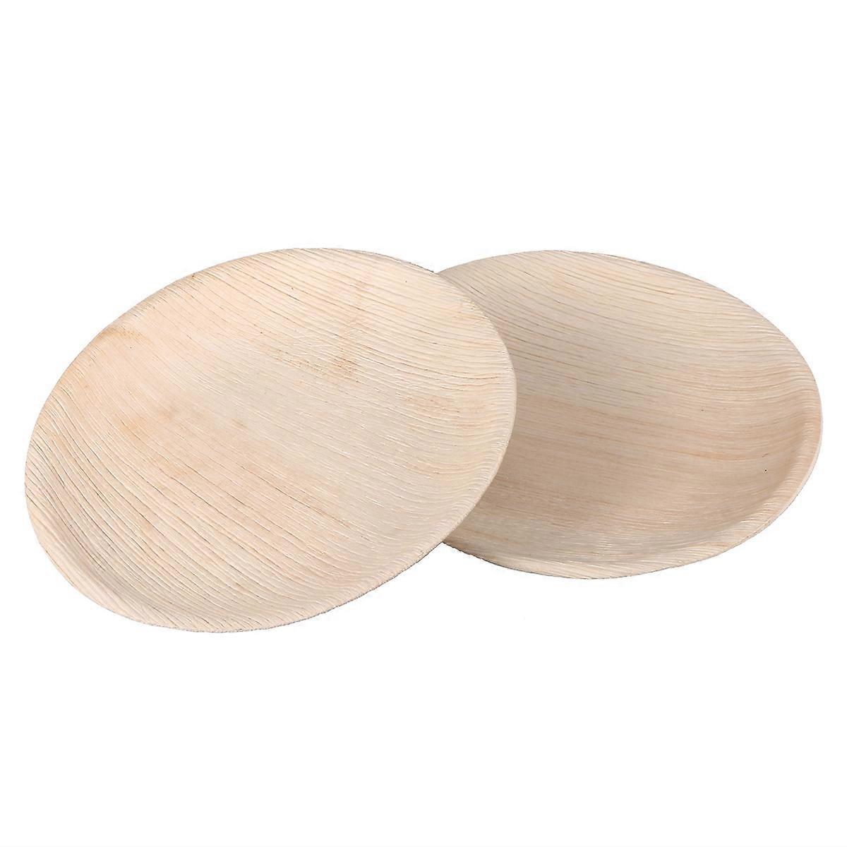 Round Beige 19.5 X 19.5 X 2 Cm for Birthday Party 10Pcs
