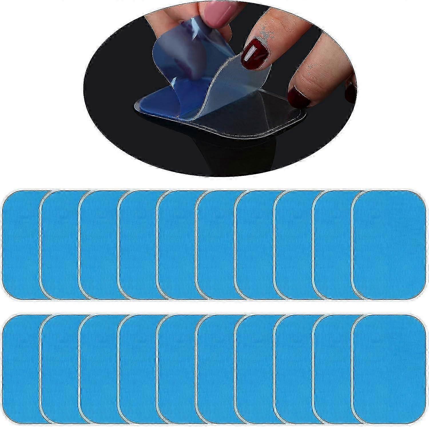 20 Pack Gel Pads Replacement for EMS Abdominal Muscle Trainer with Strong Adhesive Electrodes