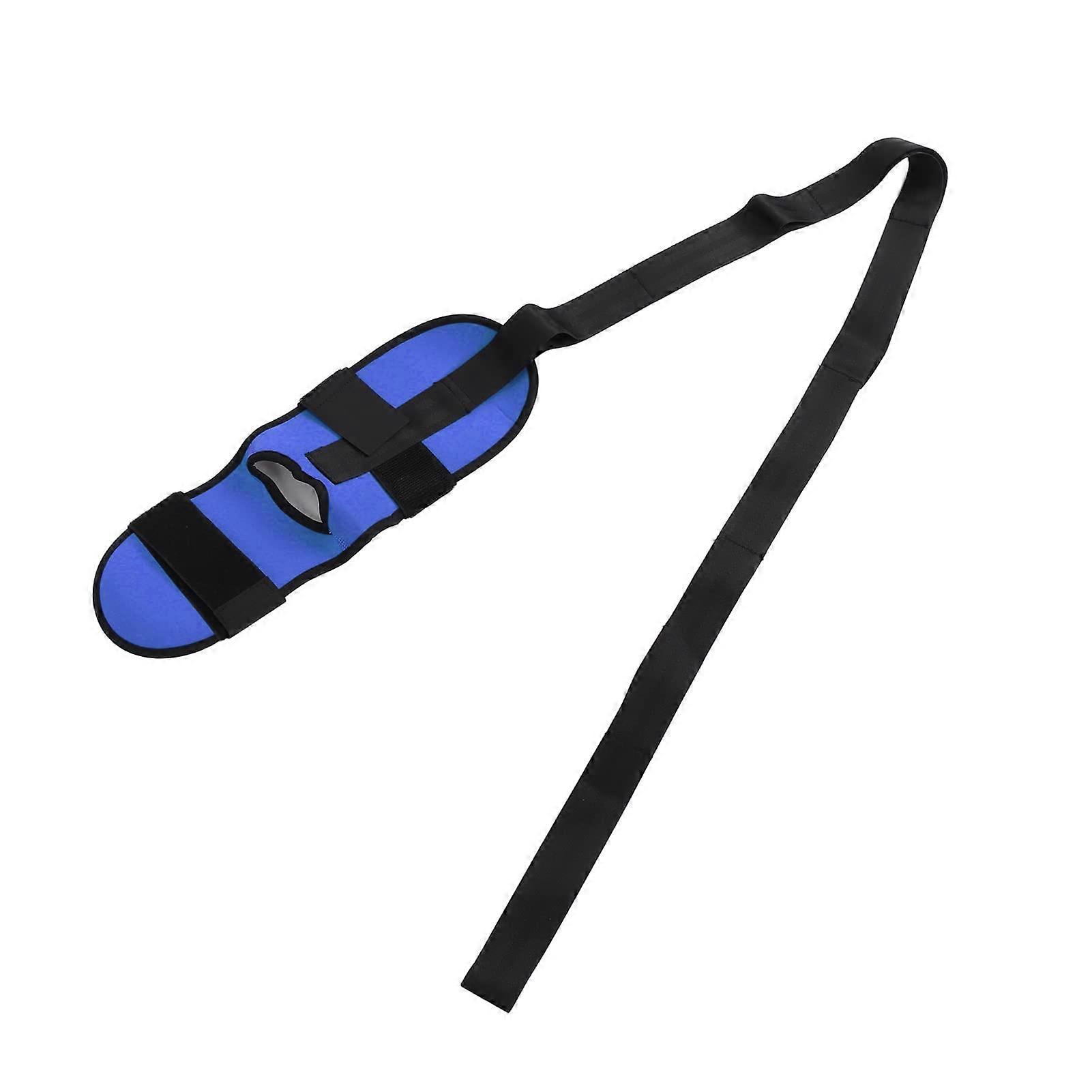 Hamstring Stretch Strap for Yoga, Dance, Rehabilitation, 6 ft, Blue