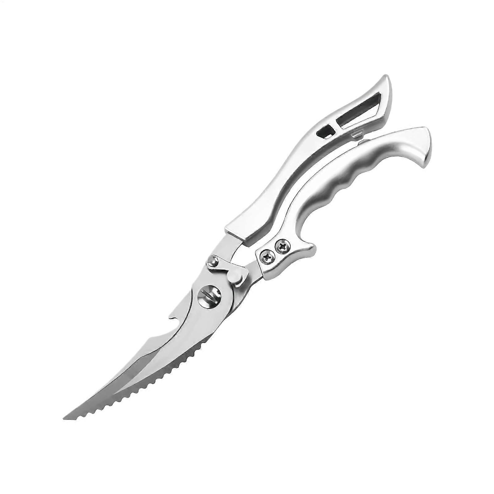 Kitchen scissors  versatile cutting tool, stainless steel for poultry, meat, herbs, durable handle