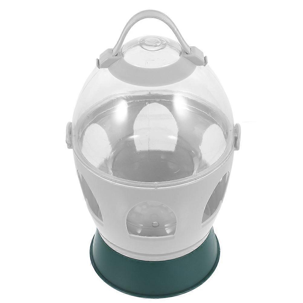 Automatic Bird Water Feeder Pigeon Water Dispenser Home Use Grey 32.50X21.00X21.00CM Easy Cleaning 1Pcs