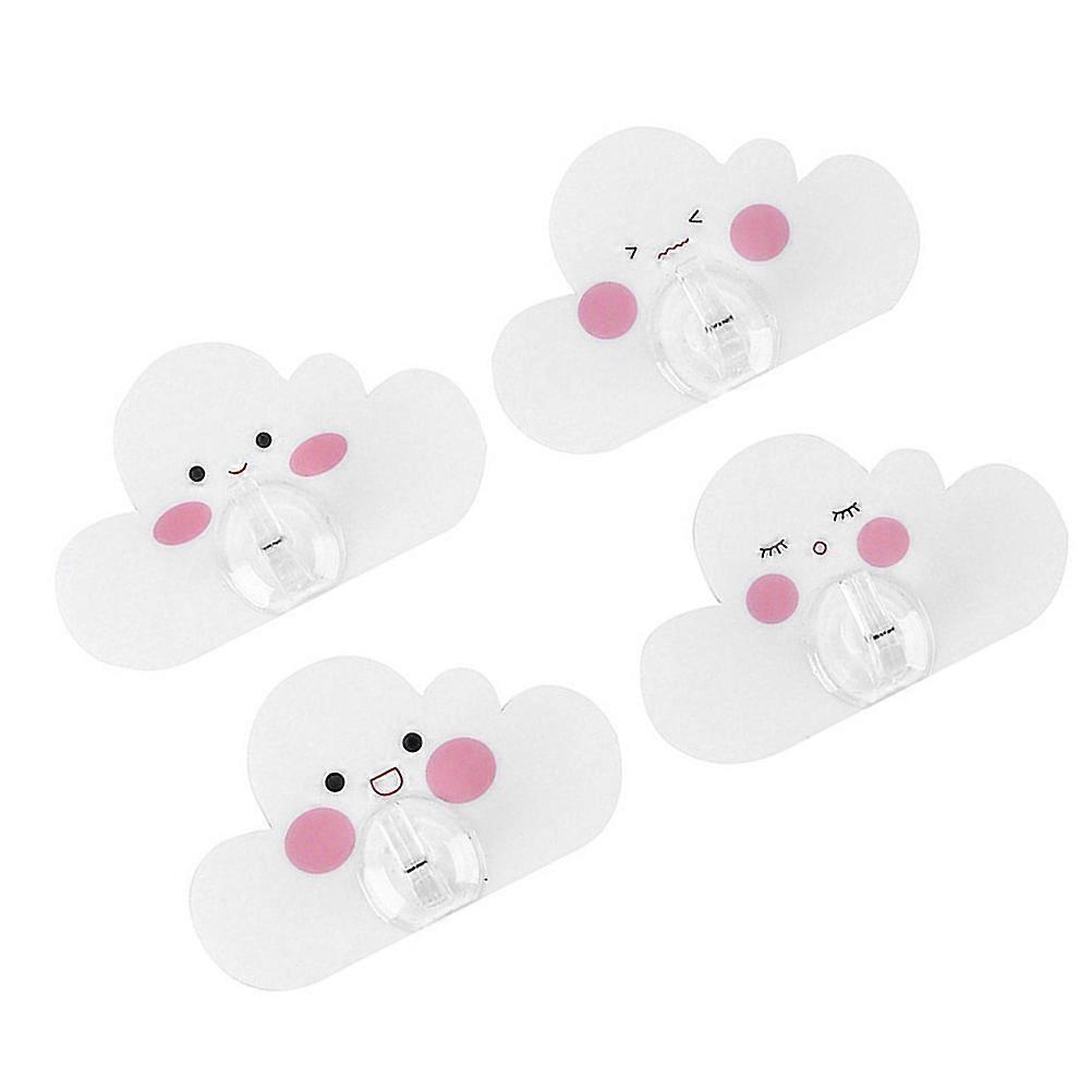 Removable Wall Hooks PVC Material Home Decoration for Kitchen Bathroom 12Pcs