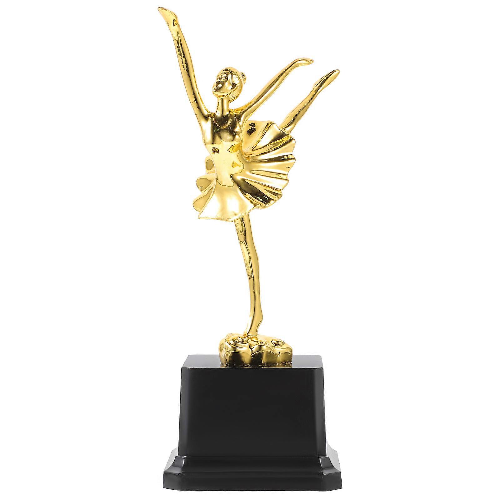 Ballet Dancer Trophy Statue Decorative Award Prize for Dance Competitions Teens Performance Honor