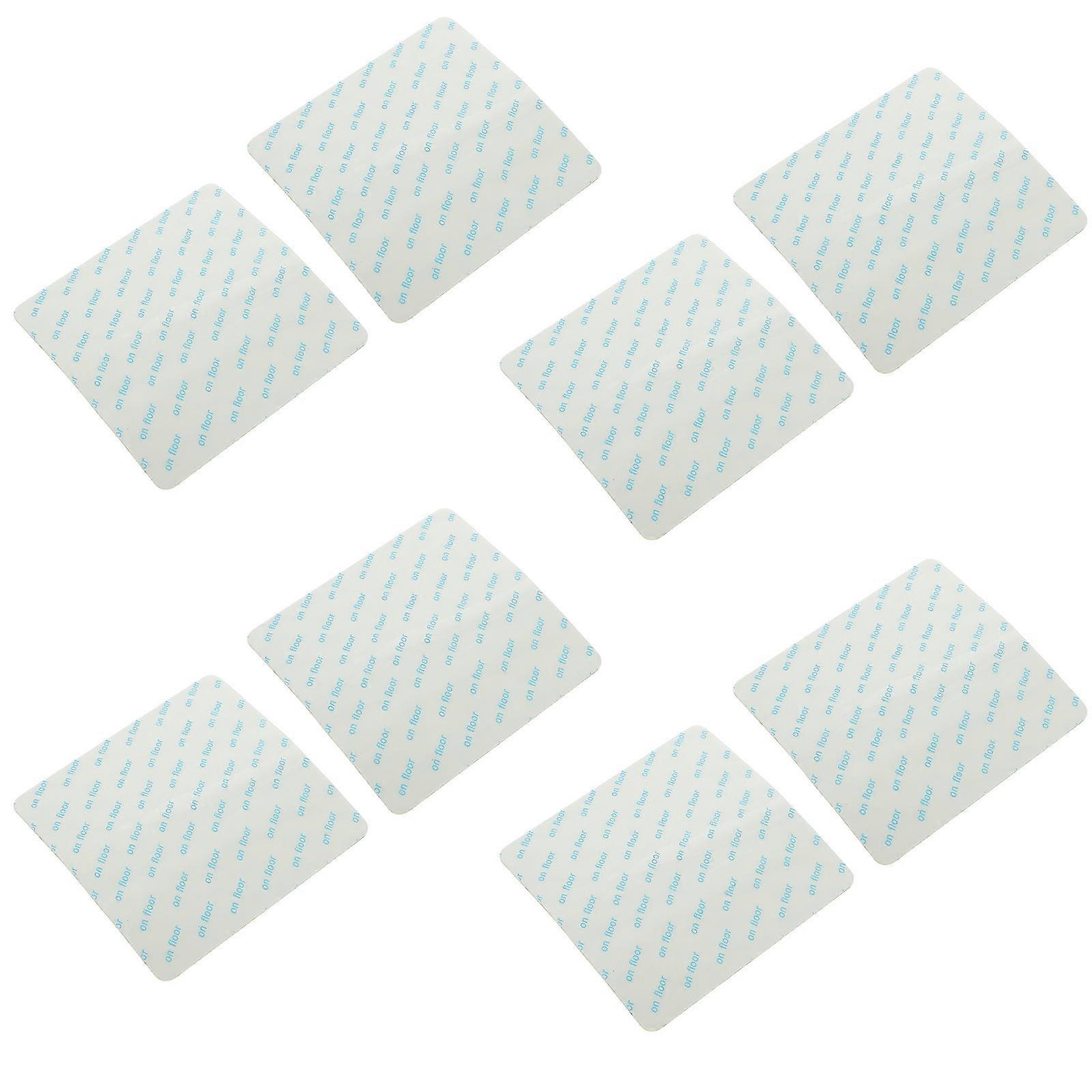 Anti Slip Rug Tapes for Indoor Use Double Sided Adhesion 10x10cm 8Pack