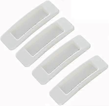 Self-Adhesive Instant Drawer Pulls - 4 Pcs (White)