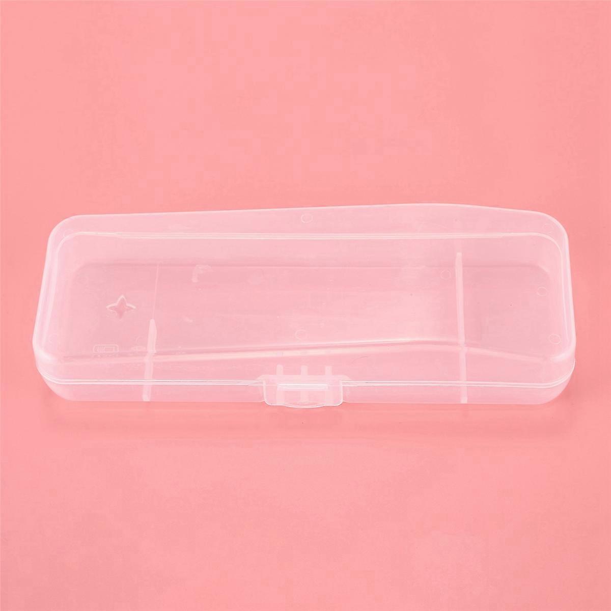 1 Pcs Storage Box Men Shaver Case Transparent Plastic Case