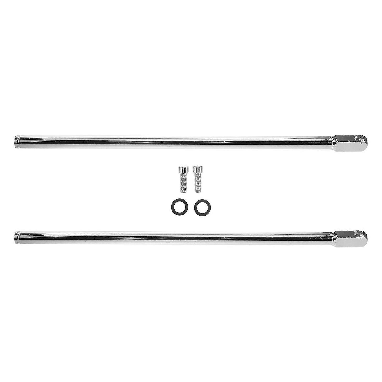 2pcs Electroplated Foot Rest for Salon Chairs, Versatile Hairdressing Pedal Attachment, Portable Support for Home Office & Gaming Setups, Easy to