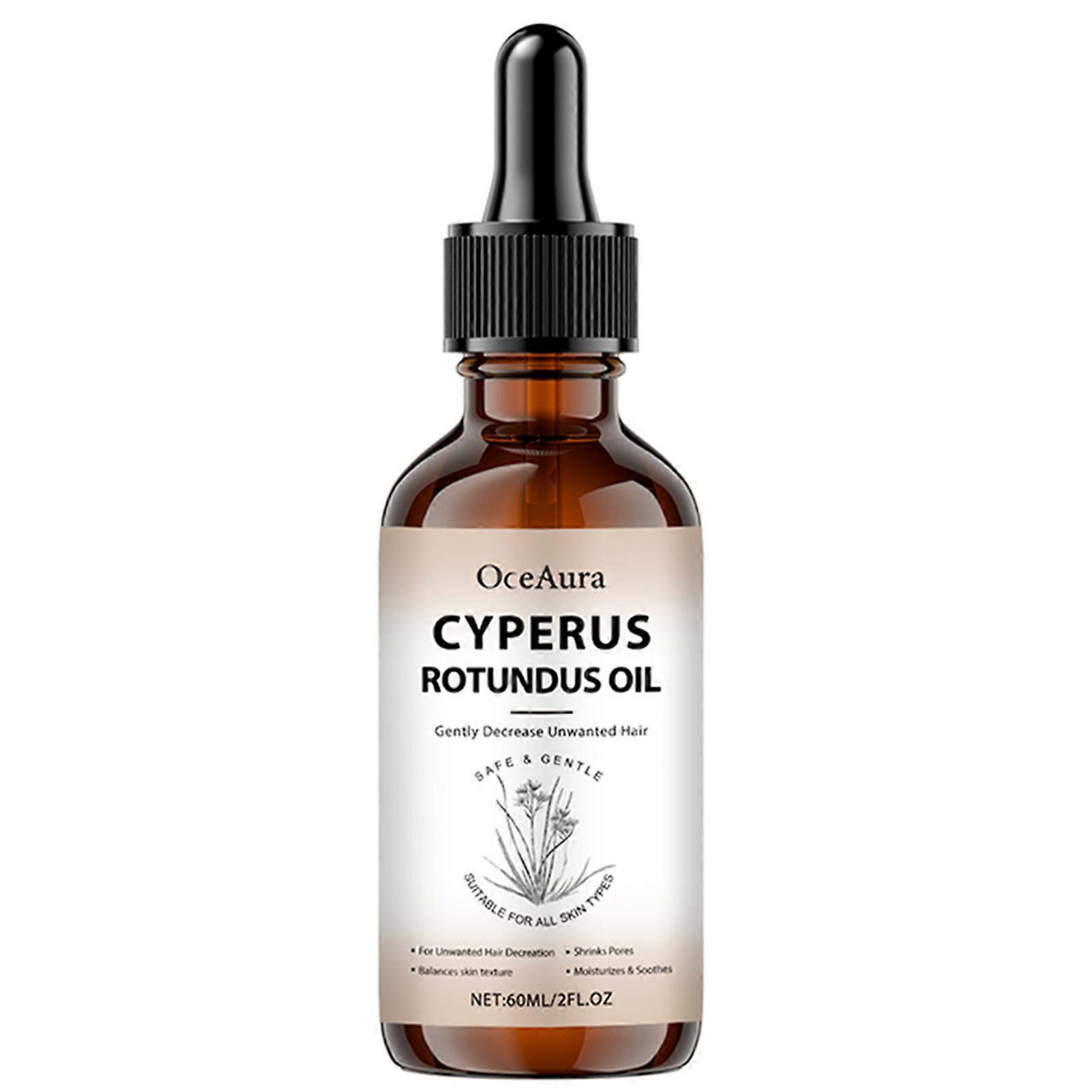 Cyperus Rotundus Oil Non-Irritating Safe Slowing/Reduction Body Hair Growth Oil for Arm Armpit