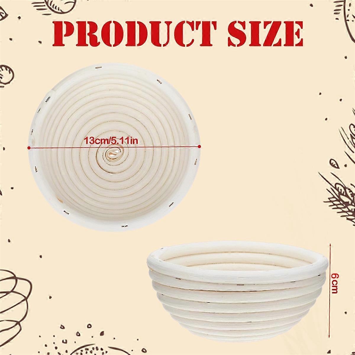 5Inch Banneton Bread Proofing Basket Sourdough Proofing Basket