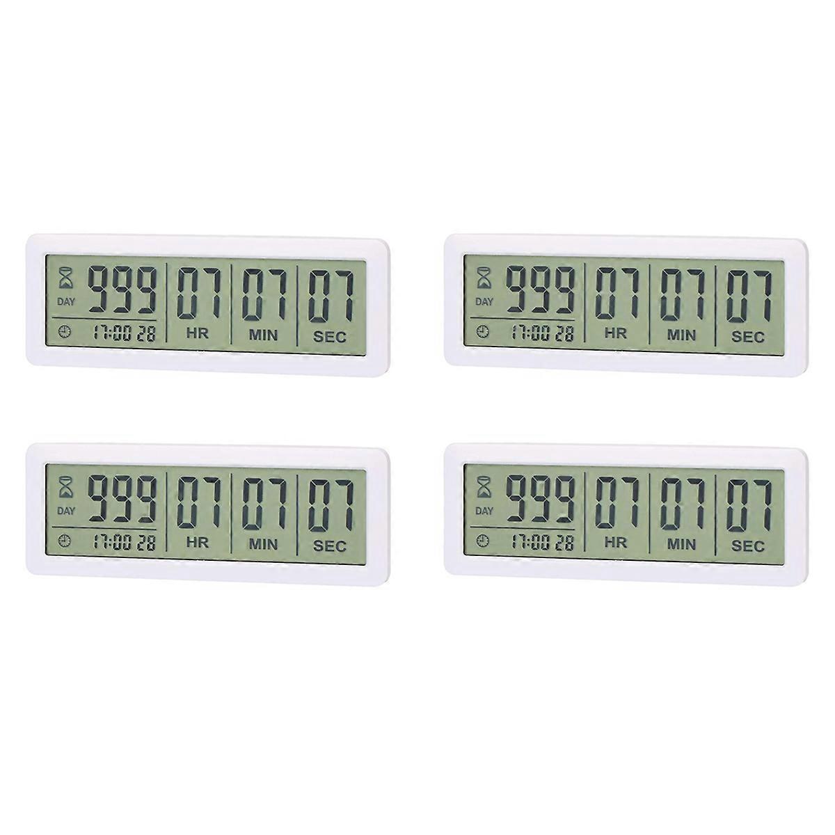 Big Digital Countdown Days Timer Clock - 999 Days Count Down Clock Timer for Graduation Lab Kitchen