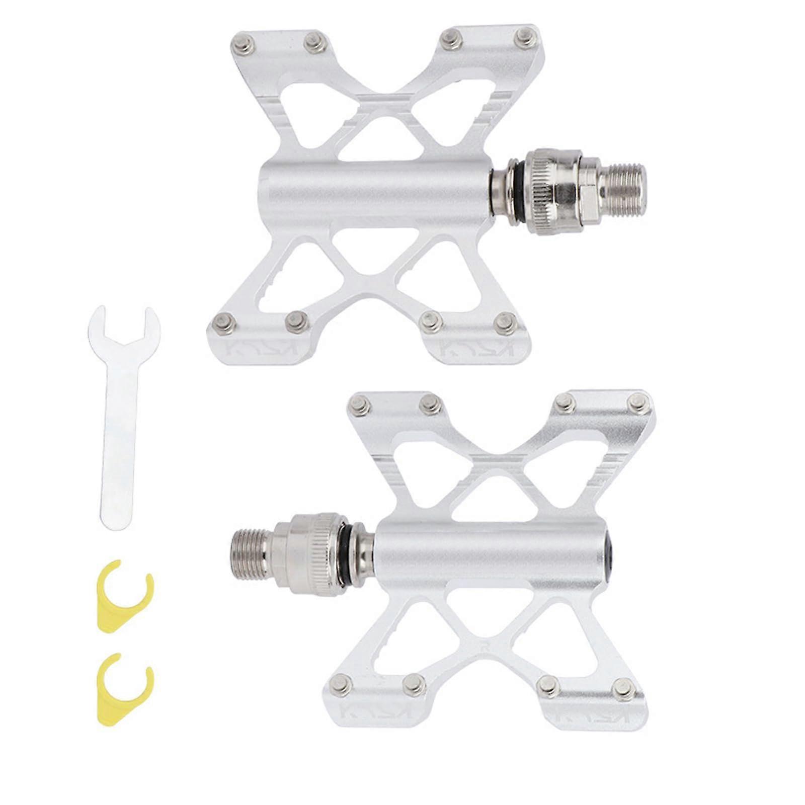 Mountainbike Pedals, Lightweight, Non-Slip, 2.4 cm Thread, High-Performance Ball Bearing Design