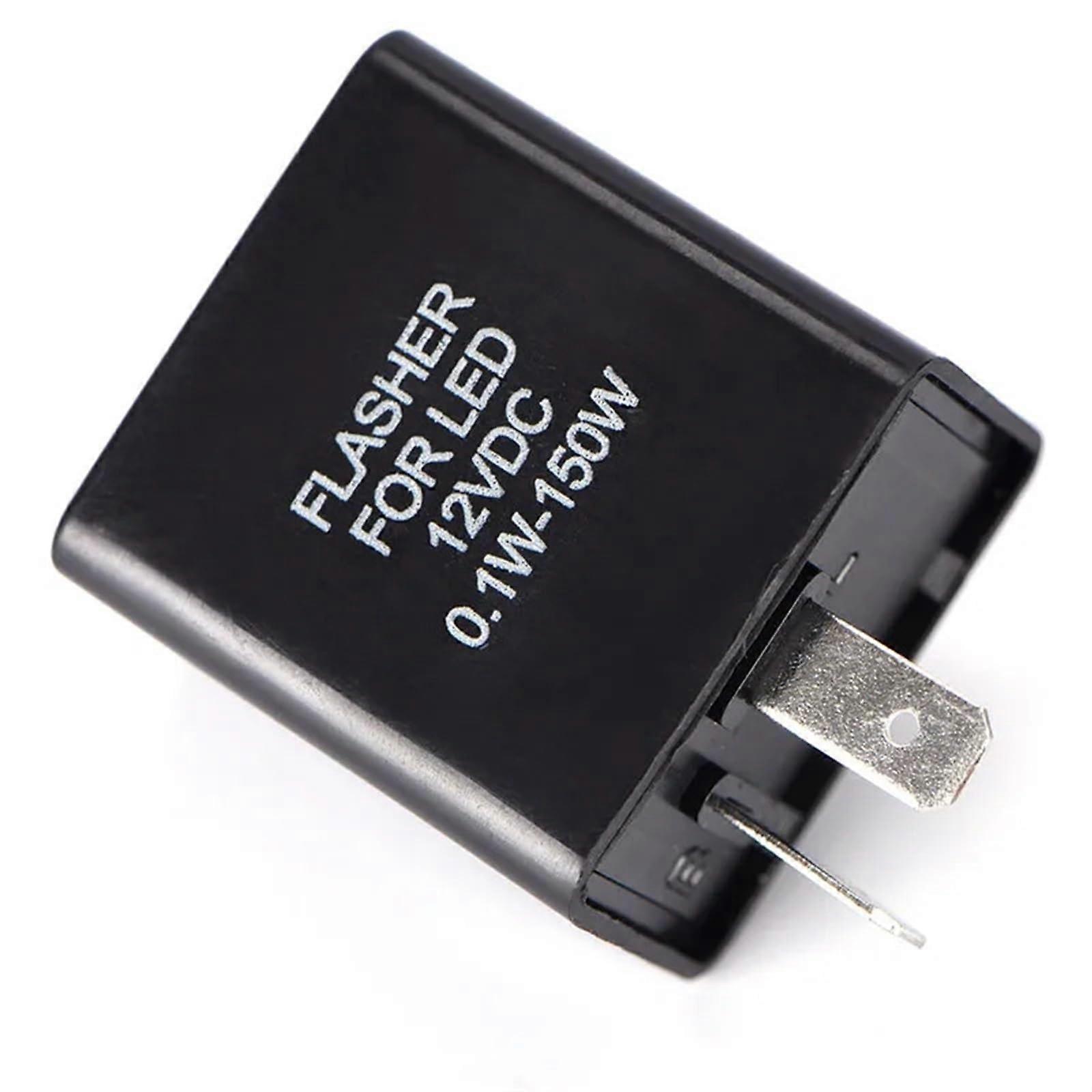 Led Blinker Blink Relais 12V 2Pin Motorcycle Adjustable Automatic Protection Relais Display