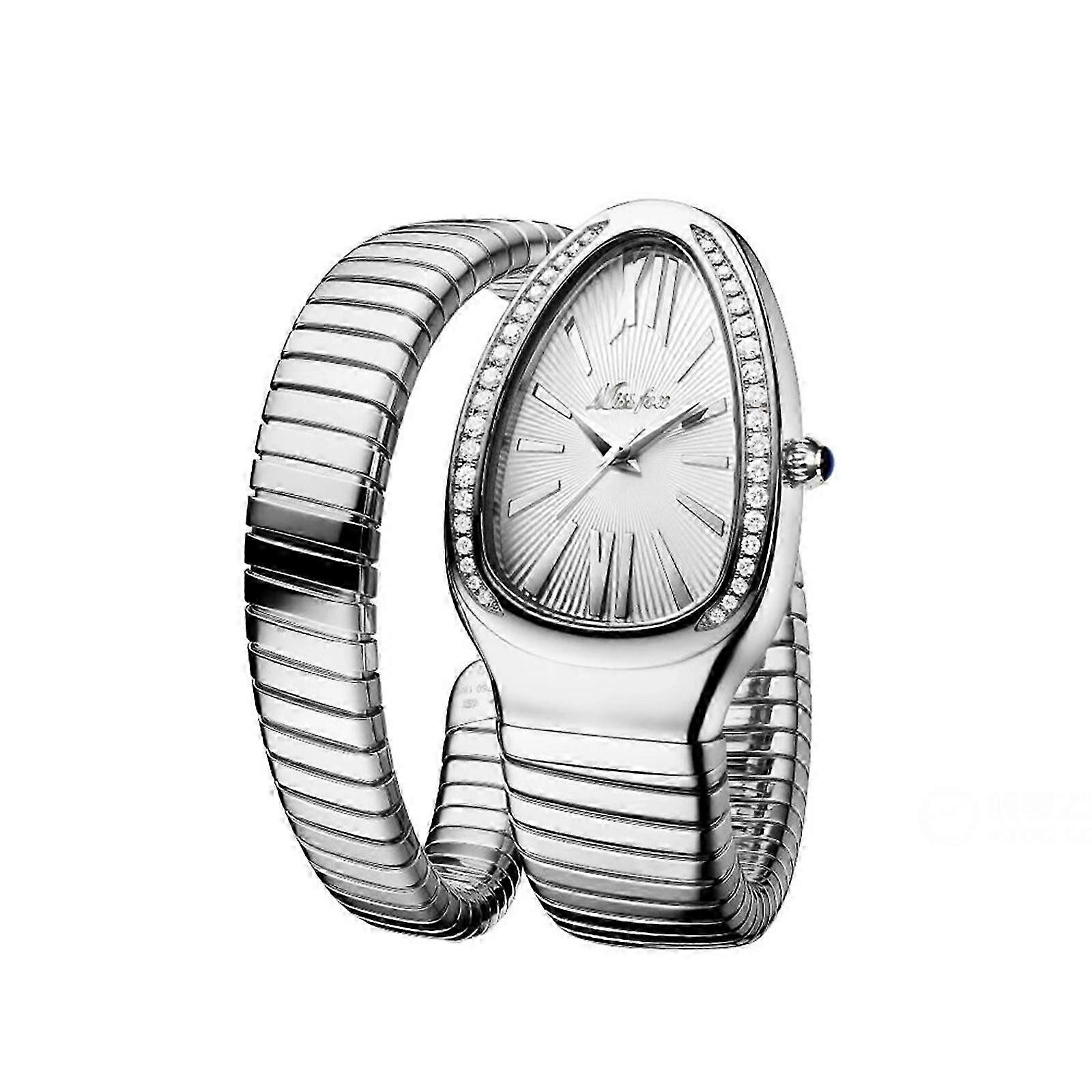 Women's Snake Shape Bangle Bracelet Watch