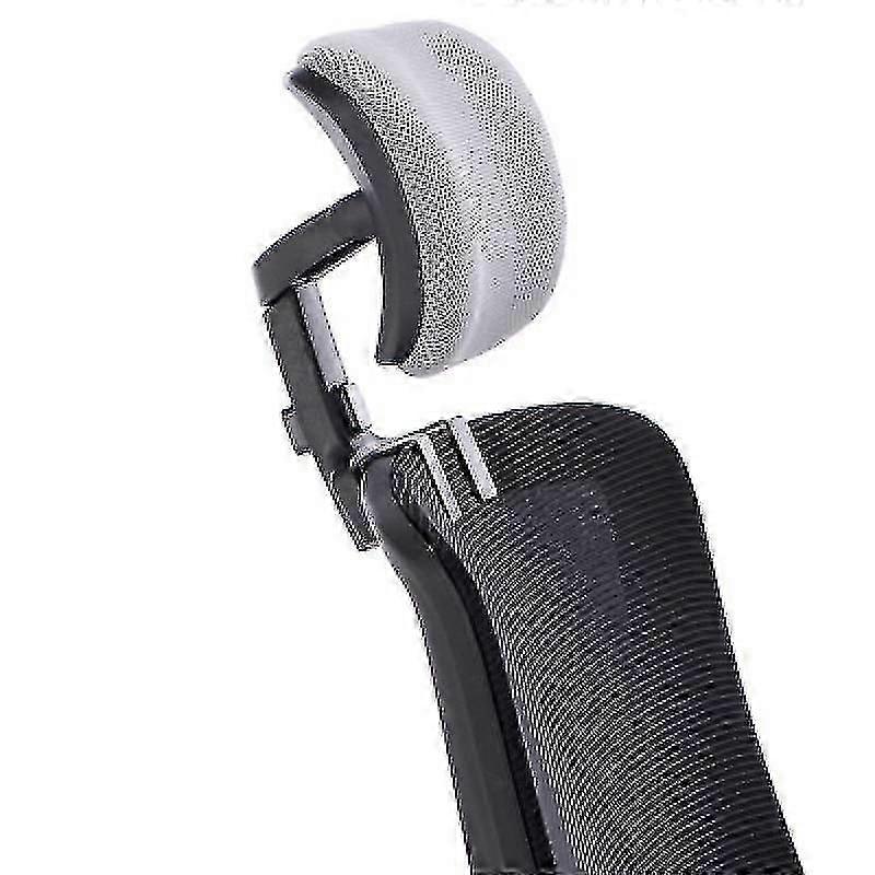 Office Chair Headrest Attachment Universal Head Support Cushion Upholstered Adjustable Height Angle